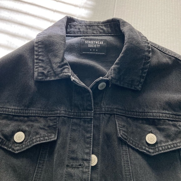 Black Jean Jacket - Picture 2 of 9